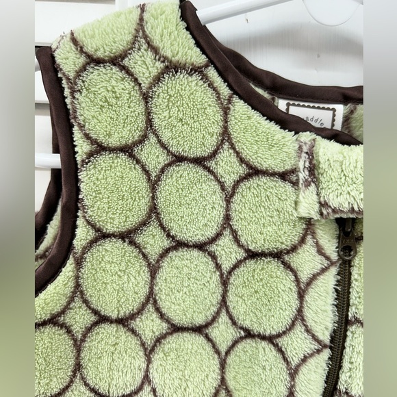 Swaddle Designs Zipme Sack Green Fuzzy Fleece 3-6 M - Picture 2 of 6
